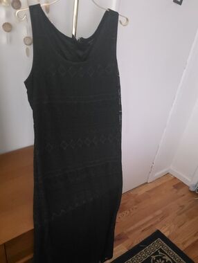Addition Elle Black Sleeveless Maxi Dress